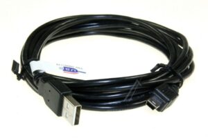 USB-A-STEKER/ MINI-USB-STEKER (5PIN) 3,0MTR. ZWART