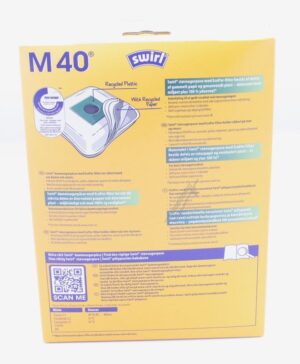 M40 /  99753 6778492 STOFZUIGERZAKKEN MP AIRSPACE GREEN LINE,  4 STUKS