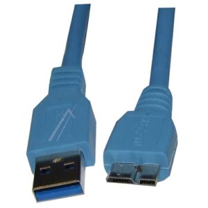 USB3.0-KABEL TYP-A STEKER/ TYP-B MICRO STEKER 3,0M BLAUW