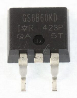 GS6B60KD IRGS6B60KDPBF N-KANAL MOSFET,  600V 18A,  SMD