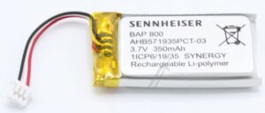 573695 3,7V-350MAH LI-POLYMEER ACCU VOOR BAP800