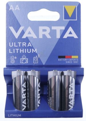 LR6 6106301404 1,5V ULTRA LITHIUM PENLITE AA BATTERIJEN,  BLISTER À 4 STUKS