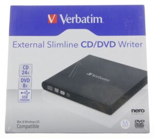 98938 EXTERNE DVD-BRANDER,  SLIM,  USB2.0