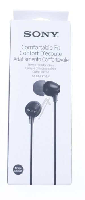 MDR-EX15LP MDREX15LPB.AE IN-EAR HOOFDTELEFOON ZWART