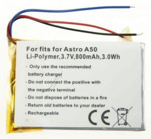 3,7V-800MAH LI-POLYMER KOPFHÖRER AKKU FÜR ASTRO