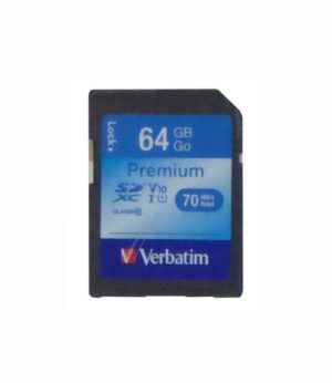 SDXC 44024 GEHEUGENKAART 64GB VERBATIM UHS-I CLASS-10