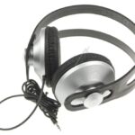 SR 97 36502 STEREO HOOFDTELEFOON,  1,8M KABEL,  ZWART, ZILVER