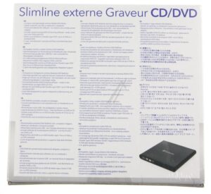 98938 EXTERNE DVD-BRANDER,  SLIM,  USB2.0