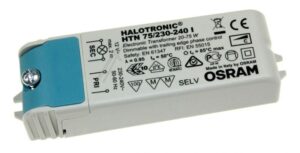 HTN 75/ 230-240 HALOGEENTRAFO 230-240V/ 12V~ 20-75W,  HALOTRONIC75