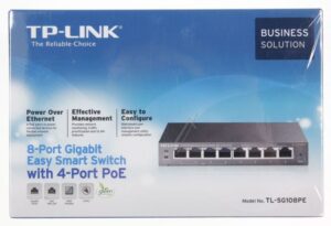 TL-SG108PE GIGABIT EASY-SMART SWITCH,  8 POORT/ POE