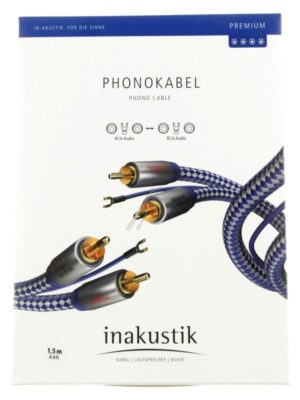 00405115 PREMIUM PHONOKABEL 2 X CINCH-STEKER > 2 X CINCH-STEKER    MASSAKABEL,  L: 1,5MTR.