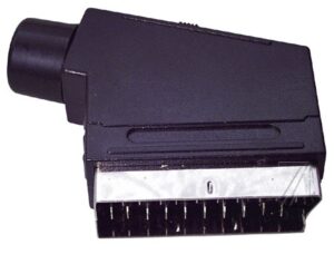 SCART-STEKER/ 6-POL. DIN-CONTRAOMSCHAKELBAAR ADAPTER