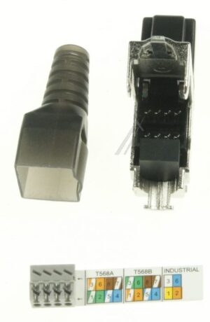 FTPS600 KABEL VERBINDER RJ45 - STEKKER CAT6