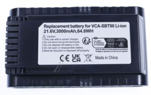 21,6V-2000MAH ACCU LI-ION ALTERNATIEF VOOR STOFZUIGER SAMSUNG