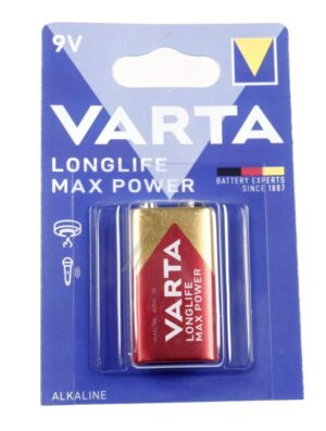 6LR61 4722101401 9V E-BLOCK ALKALINE VARTA,  1 OP BLISTER