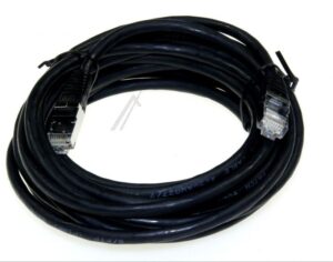 PATCHKABEL CAT6, RJ45, S/ FTP (PIMF),  ZWART,  5M,  LSOH