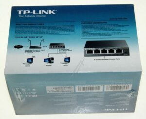 TL-SG105E GIGABIT ETHERNET SWITCH,  5 POORT,  DESKTOP