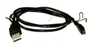 USB2.0-KABEL USB-A STEKER/ MICRO USB-B STEKER 1,0MTR. ZWART