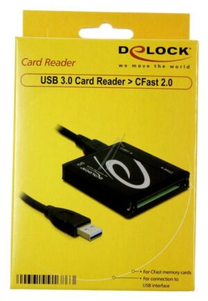 91686 SUPERSPEED USB 5 GBPS CARD READER FOR CFAST MEMORY CARDS