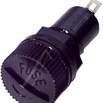 ZEKERINGHOUDER INBOUW-MINI 5X20MM SCHROEFKAP ROHS-CONFORM