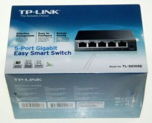 TL-SG105E GIGABIT ETHERNET SWITCH,  5 POORT,  DESKTOP