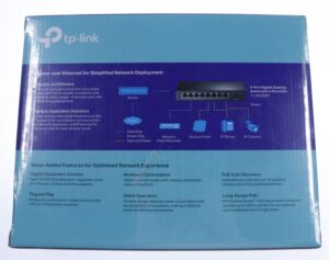 TL-SG1008P GIGABIT ETHERNET DESKTOP SWITCH 8-PORT/ POE