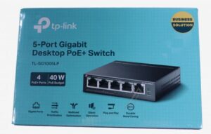 TL-SG1005LP 5-POORTS GIGABIT DESKTOP SWITCH MET 4-POORTS POE