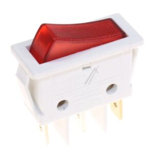3652-807.22 SCHAKELAAR 1-POL MET LAMP 16A/ 250V 11X30MM.