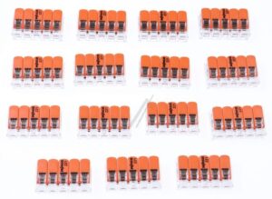 WAGO 221-615 COMPACT-VERBINDUNGSKLEMME 15 STÜCK FÜR 5-LEITER BIS 6 MM²