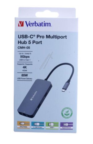 32150 USB-C MULTIPORT HUB CMH-05 /  2 X USB-A 3.2 GEN1 /  PD /  HDMI /  RJ45