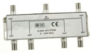 F-SPLITTER 6-VOUDIG 5-1000MHZ MINI