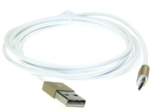 USB2.0 A ST, / MICRO USB B ST,,  FAST CHARGING,  WHITE,  1M