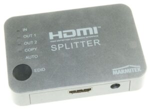SPLIT 312 UHD 25008255 HDMI-SPLITTER    4K UHD-ONDERSTEUNING 1:2, INCL. NETADAPTER