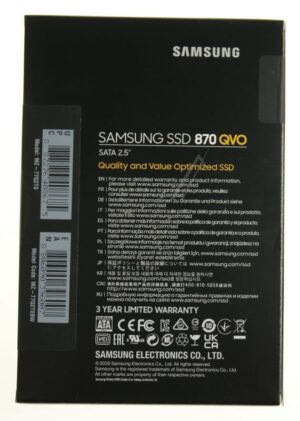 870 QVO MZ-77Q2T0BW 2TB 2.5"/ SATA-3 SSD-HARDE SCHIJF