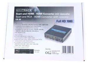 CS 33 SCART NAAR HDMI-CONVERTER MET UPSCALER