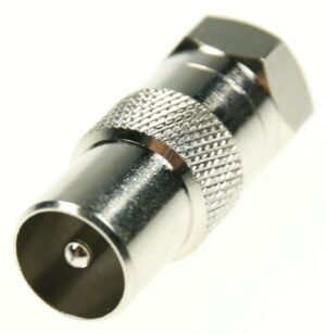 CFA 10-00 CFA01000 ADAPTER IEC-STEKER (DIN 45325) NAAR F-STEKER