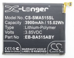 3,85V-3900MAH ACCU LI-POLYMEER ALTERNATIEF VOOR SAMSUNG GALAXY A51