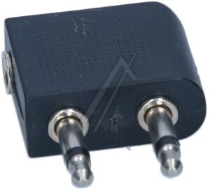 61004 VLIEGTUIG-/ REISADAPTER V. KOPTELEFOON 3,5 MM JACK CONTRA