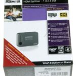 SPLIT 312 UHD 25008255 HDMI-SPLITTER    4K UHD-ONDERSTEUNING 1:2, INCL. NETADAPTER