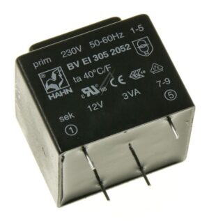 12V-250MA BV EI 305 2052 PRINTTRAFO 230V EI30 3,0VA