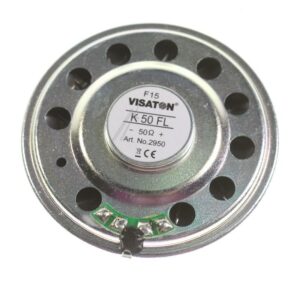 K50FL 2950 MINIATUUR-LUIDSPREKER 1W-50 OHM,  Ø 50MM.