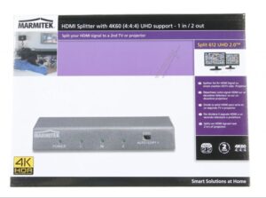 SPLIT 612 25008323 HDMI SPLITTER MET 4K60 (4:4:4) UHD SUPPORT - 1 IN /  2 UIT