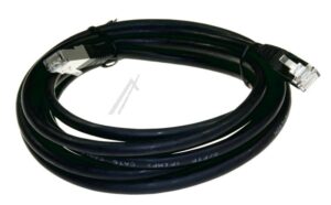 PATCHKABEL CAT6, RJ45, S/ FTP (PIMF),  ZWART,  3M,  LSOH