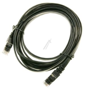 PATCHKABEL CAT7, RJ45, U/ FTP,  ZWART 3M,  SLIM
