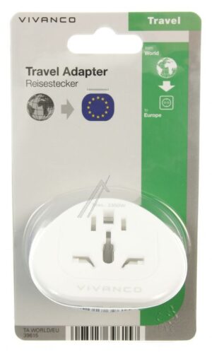 TA WORLD/ EU 39615 REISSTEKER WERELD - EUROPA,  WIT