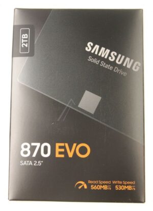 870 EVO MZ-77E2T0B/ EU 2TB 2,5"/ SATA-3 SSD HARDE SCHIJF