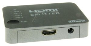 SPLIT 312 UHD 25008255 HDMI-SPLITTER    4K UHD-ONDERSTEUNING 1:2, INCL. NETADAPTER