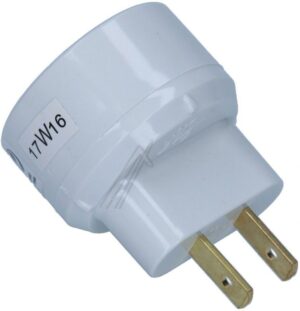 190762 REISADAPTER STEKER US >> CONTRA EURO WIT