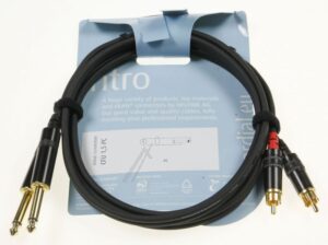 CFU 1,5 PC 2X 6,3MM JACKST.MONO --> 2X CINCH-STEKER