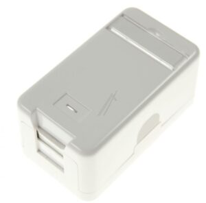 ET-25166 KEYSTONE BEHUIZING,  AP,  1 PORT,  WIT